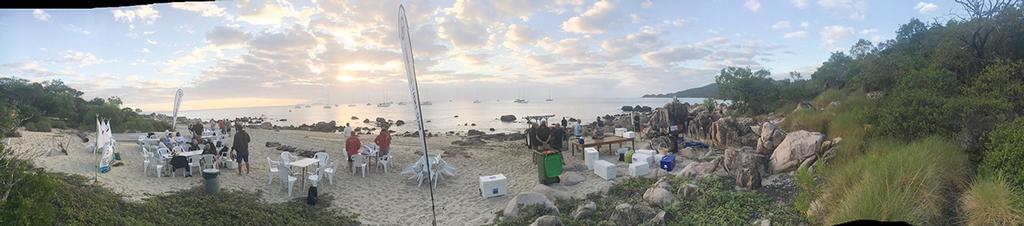 Barbecue at Cape Upstart - SeaLink Magnetic Island Race Week 2017 © Mark Chew